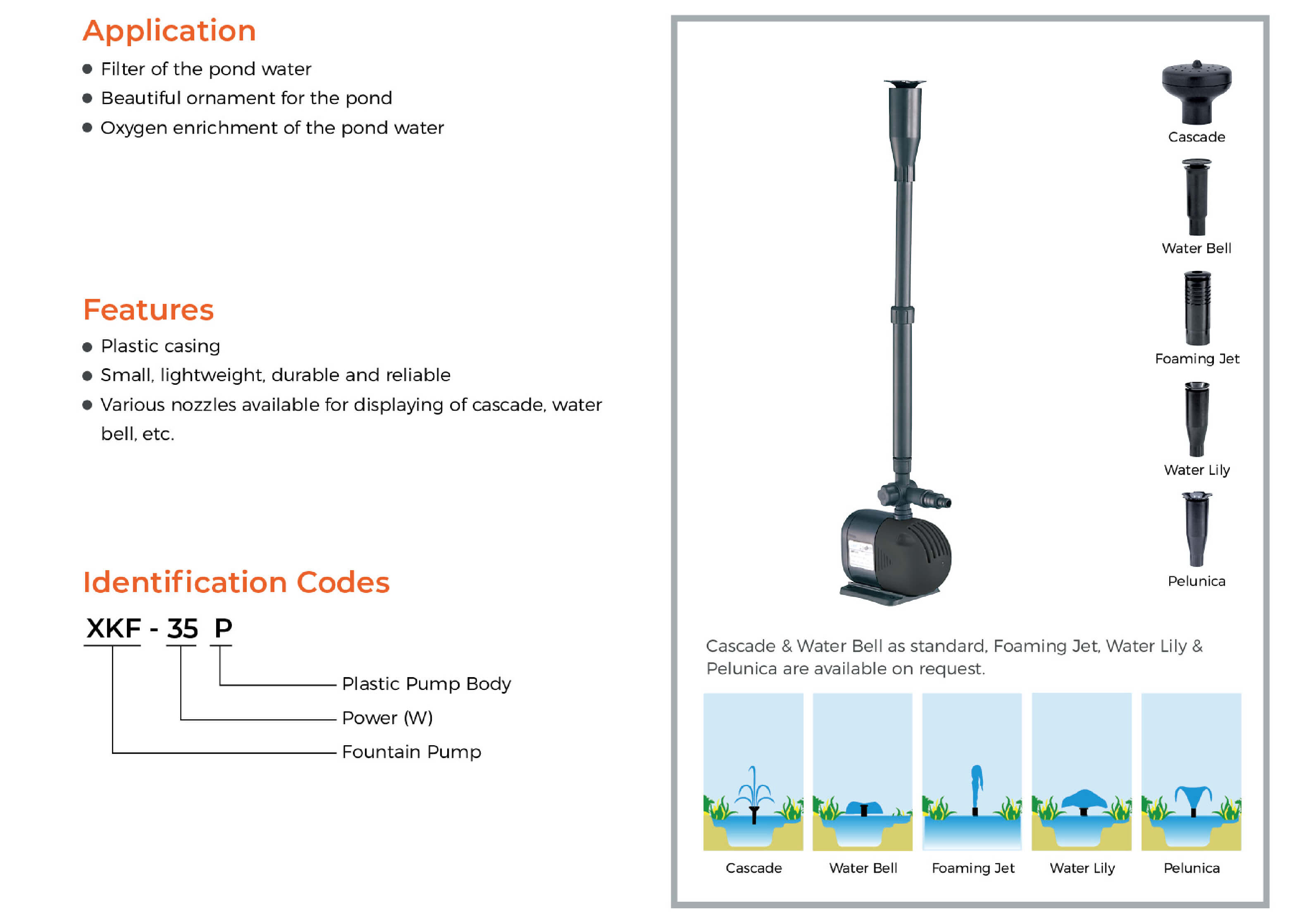 XKF Fountain Pump Features 2